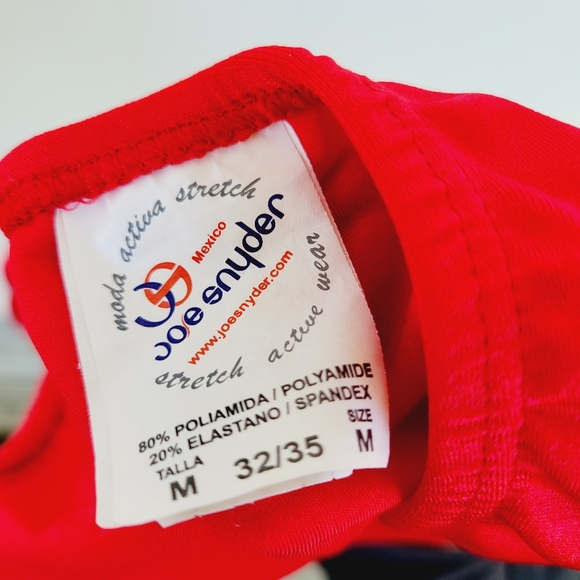 Joe Snyder Shining Enhancement Bikini Brief Red JS01 size medium - Picture 8 of 11